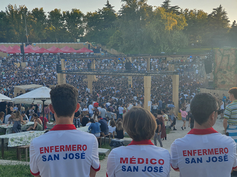 Evento msica mdico y tcnicos